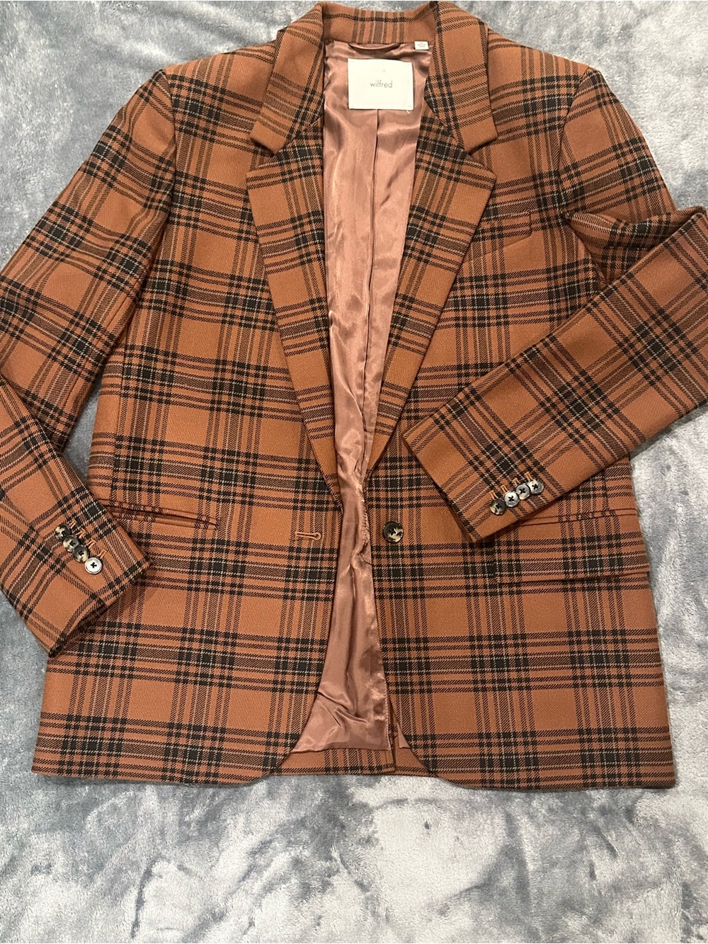 Wilfred Blazer #paddedshoulder #brown